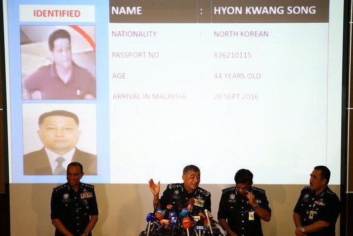 
Thông tin của ông Hyon Kwang Song, thư ký đại sứ quán Triều Tiên ở Malaysia. Ảnh: REUTERS
