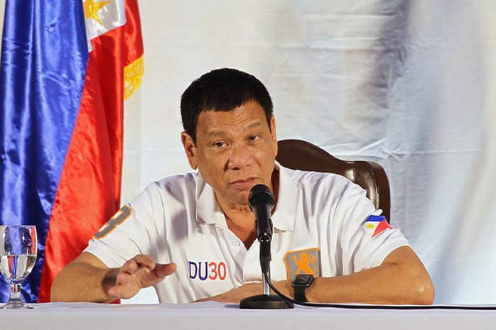 
Tổng thống Philippines Rodrigo Duterte. Ảnh: Philstar.com
