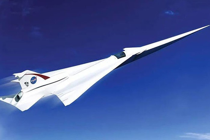 
Máy bay phản lực Concorde mới của NASA có thể đạt vận tốc 2.180 km/giờ. Ảnh: NASA
