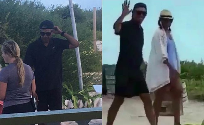 
Hình ảnh cựu tổng thống Obama với chiếc mũ đội ngược trong kỳ nghỉ sau khi rời Nhà Trắng khiến cư dân mạng quan tâm.

