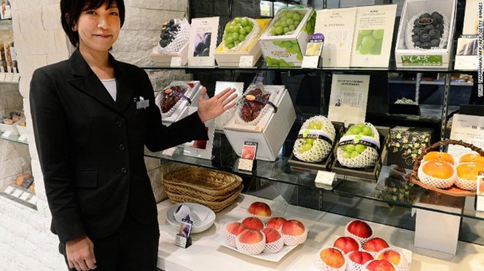 
Cửa hàng trái cây cao cấp ở Nhật Bản
