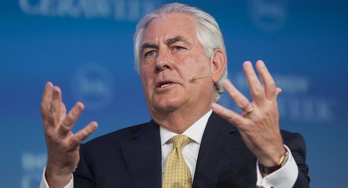 Ông Rex Tillerson trở thành ngoại trưởng Mỹ. Ảnh: Politico