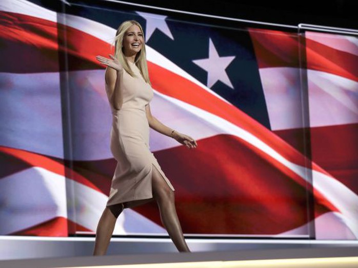 Ivanka Trump - con gái Tổng thống Donald Trump Ảnh: AP