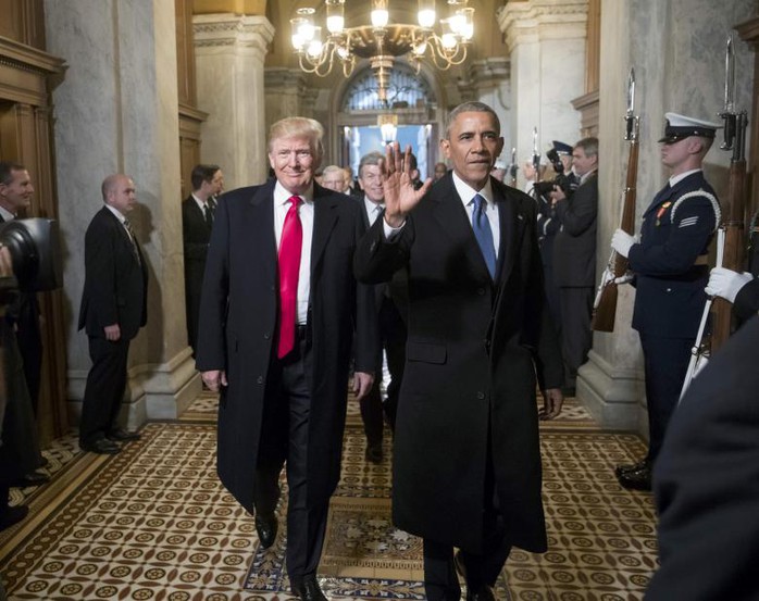 
Tổng thống Donald Trump và cựu Tổng thống Barack Obama Ảnh: REUTERS
