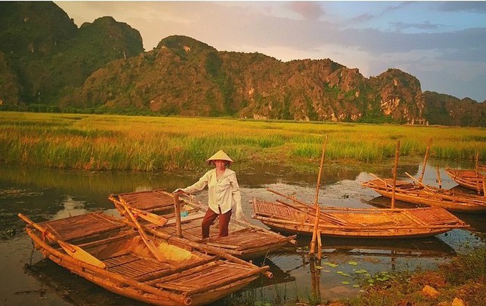 
Bến thuyền Vân Long thơ mộng qua lăng kính đạo diễn phim Kong Jordan Vogt-Roberts. Ảnh: Jordan Vogt-Roberts.
