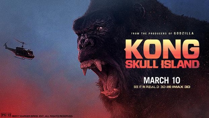 
Poster phim “Kong: Skull Island” Ảnh: Los Angeles Times
