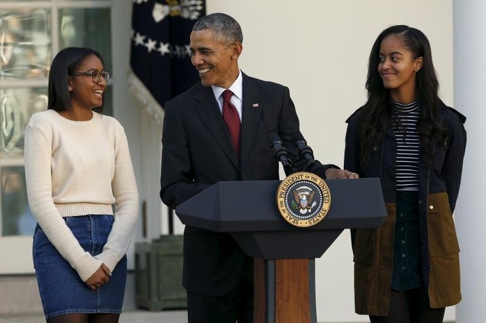 Sasha và Malia giờ đây đã là những thiếu nữ và sắp phải rời xa Nhà Trắng. Ảnh: Reuters