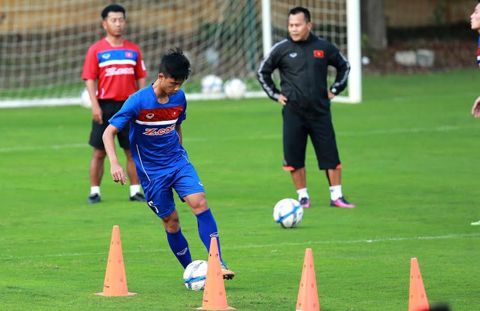 Tân binh A Hoàng hoàn thành tốt giáo án