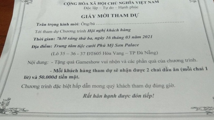 Bắt nhóm lừa đảo liên tỉnh với chiêu trò tặng dầu ăn khi xem sản phẩm - Ảnh 2.