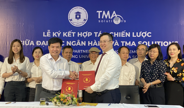 Trường ĐH Ngân hàng TP HCM hợp tác với TMA thúc đẩy chuyển đổi số - Ảnh 1.