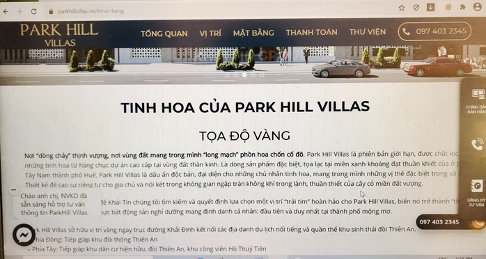 Đất ở riêng lẻ được thổi phồng thành dự án biệt thự nghỉ dưỡng Park Hill Villas ở Huế - Ảnh 7.