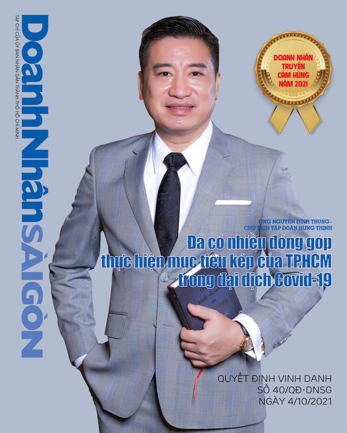 Chủ tịch Nguyễn Đình Trung: Doanh nhân truyền cảm hứng năm 2021 - Ảnh 1. Chủ tịch Nguyễn Đình Trung: Doanh nhân truyền cảm hứng năm 2021 - Ảnh 1.