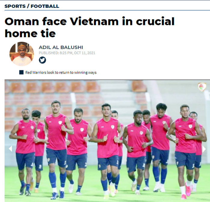 Báo chí Oman tin đội nhà sẽ đánh bại tuyển Việt Nam - Ảnh 1.