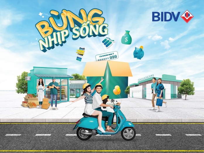 “Bừng nhịp sống” với chương trình khuyến mại lớn từ BIDV - Ảnh 1. “Bừng nhịp sống” với chương trình khuyến mại lớn từ BIDV - Ảnh 1.