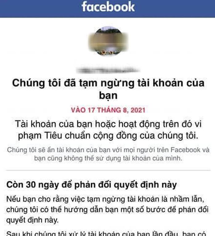 Để tài khoản Facebook không bị xóa - Ảnh 1.