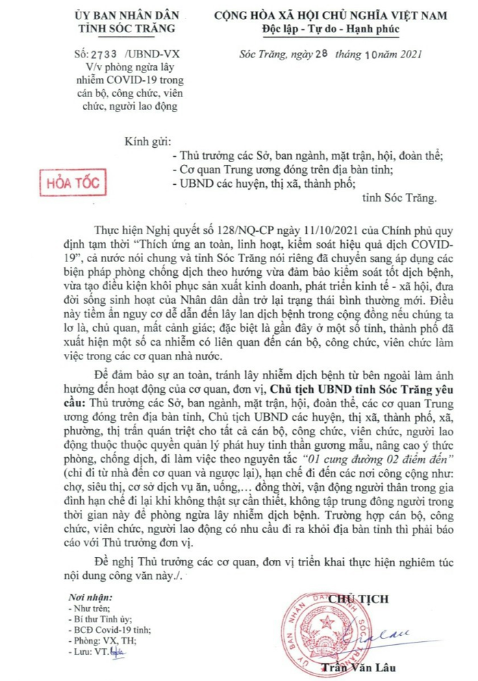 Hậu Giang liên tiếp thiết lập vùng cách ly, Sóc Trăng có văn bản hỏa tốc - Ảnh 1.