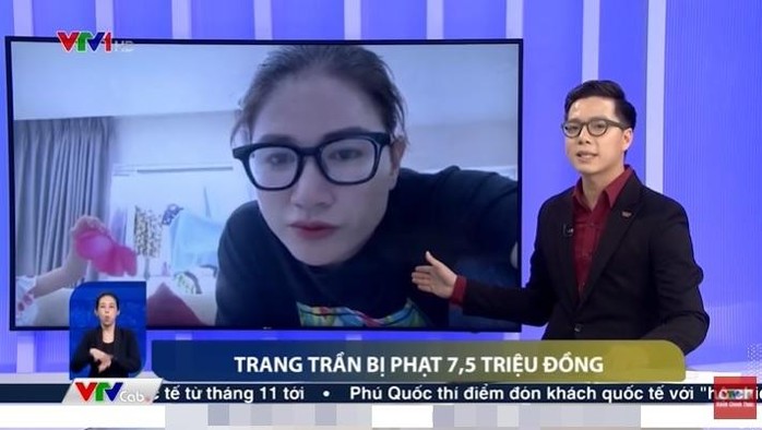 Vụ phạt tiền vì nói tục, án tù treo của Trang Trần lên VTV - Ảnh 1.