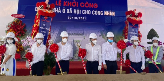 TP Thủ Đức khởi công dự án nhà ở xã hội đầu tiên cho công nhân - Ảnh 1.