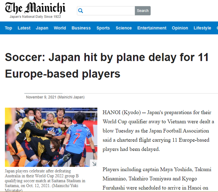 Truyền thông Nhật Bản nhắn nhủ đội nhà cẩn trọng trước tuyển Việt Nam - Ảnh 2.