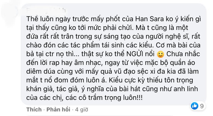 Trình diễn Cô gái mở đường phản cảm, Han Sara bị chỉ trích gay gắt - Ảnh 4.