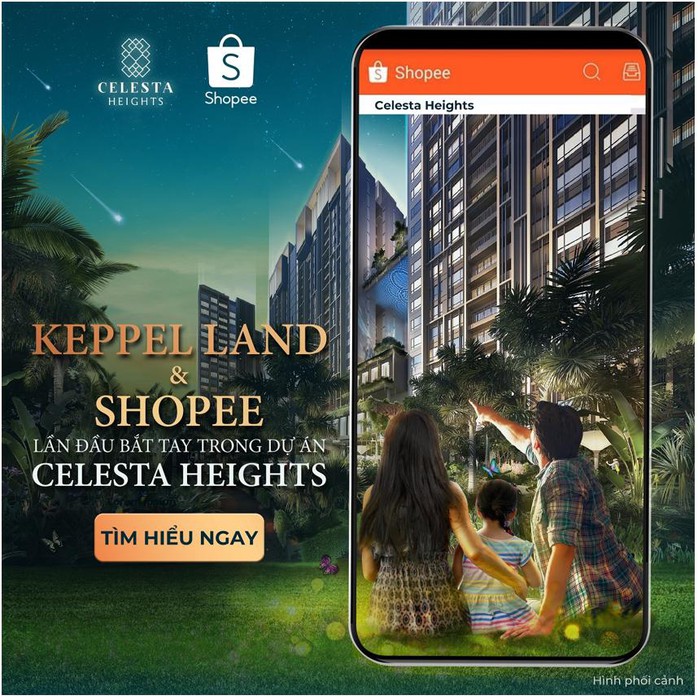 Keppel Land và Shopee hợp tác dự án Celesta Heights - Ảnh 1. Keppel Land và Shopee hợp tác dự án Celesta Heights - Ảnh 1.