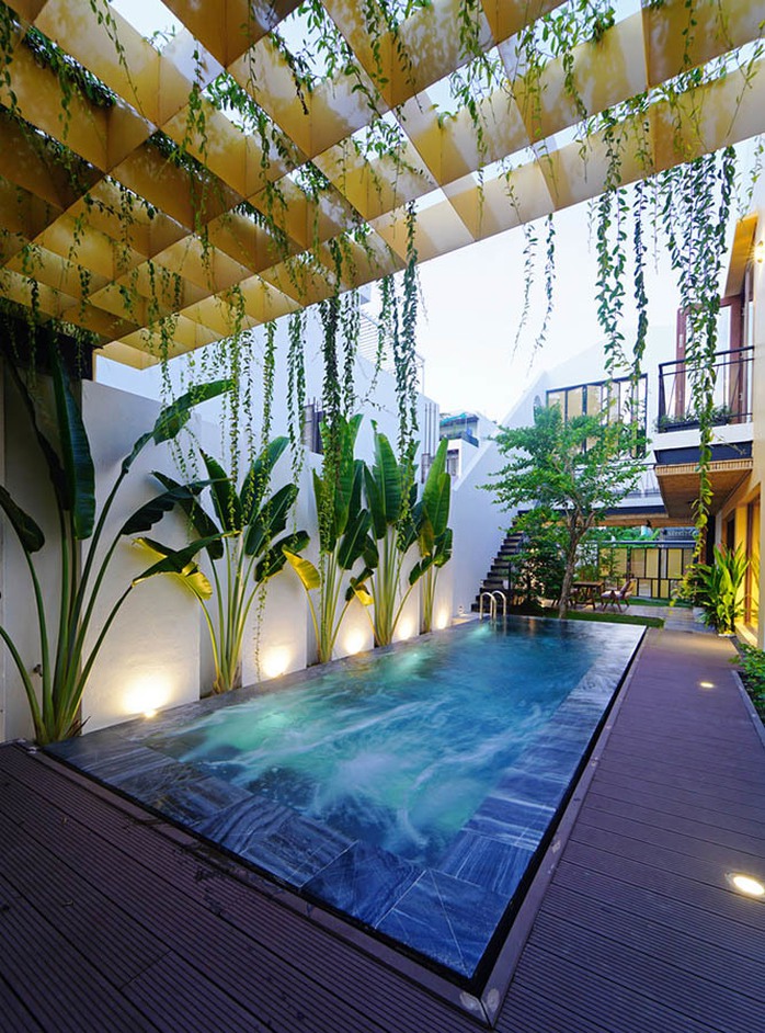 Mát mắt với căn biệt thự được thiết kế như một resort - Ảnh 13.