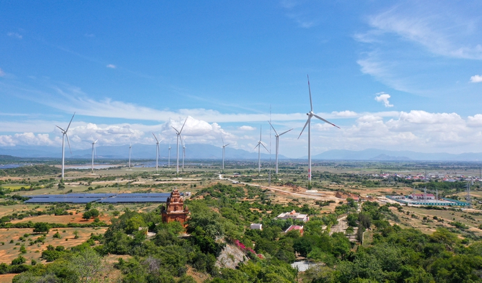Ninh Thuận khánh thành thêm một nhà máy điện gió công suất 46,2MW - Ảnh 1.