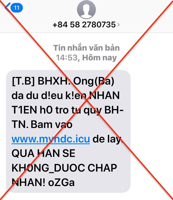 Thêm nhiều đầu số lừa đảo nhận tiền hỗ trợ từ Quỹ bảo hiểm thất nghiệp để chiếm đoạt tiền - Ảnh 1.