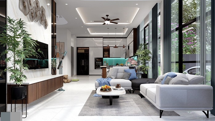 Nhà phố 2 tầng sang, xịn không thua kém biệt thự - Ảnh 2. Nhà phố 2 tầng sang, xịn không thua kém biệt thự - Ảnh 2.