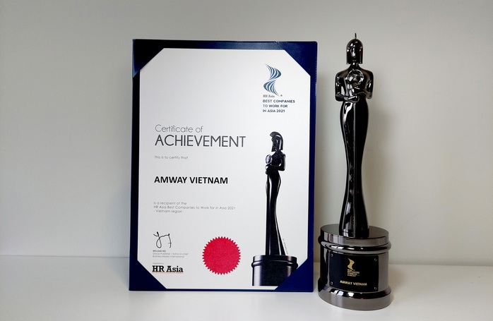 Amway Việt Nam là “Nơi làm việc tốt nhất châu Á 2021” - Ảnh 1. Amway Việt Nam là “Nơi làm việc tốt nhất châu Á 2021” - Ảnh 1.