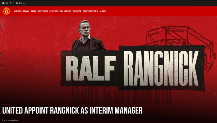 Man United bổ nhiệm Ralf Rangnick, Giải Ngoại hạng Anh sôi sục - Ảnh 1.
