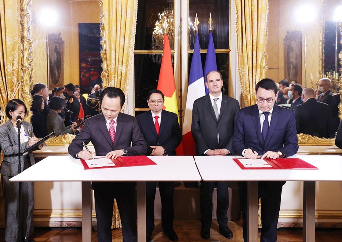 Thủ tướng Phạm Minh Chính và Thủ tướng Jean Castex chứng kiến ký nhiều thỏa thuận hợp tác - Ảnh 7.