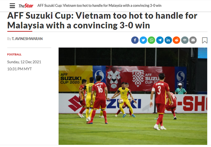 Báo chí Malaysia: Tuyển Việt Nam ngày càng vượt xa bóng đá Malaysia - Ảnh 1.