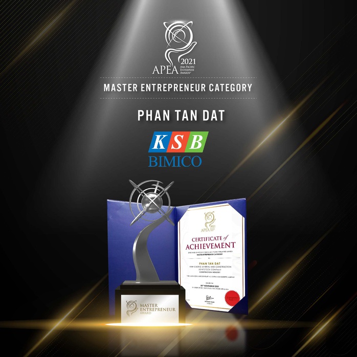 KSB được vinh danh tại Giải thưởng Kinh doanh xuất sắc Châu Á năm 2021 - Ảnh 3. KSB được vinh danh tại Giải thưởng Kinh doanh xuất sắc Châu Á năm 2021 - Ảnh 3.