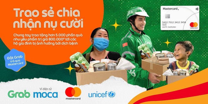 Mastercard và Grab Việt Nam tặng gói hỗ trợ cho trẻ em và các gia đình bị ảnh hưởng bởi dịch Covid-19 - Ảnh 1. Mastercard và Grab Việt Nam tặng gói hỗ trợ cho trẻ em và các gia đình bị ảnh hưởng bởi dịch Covid-19 - Ảnh 1.