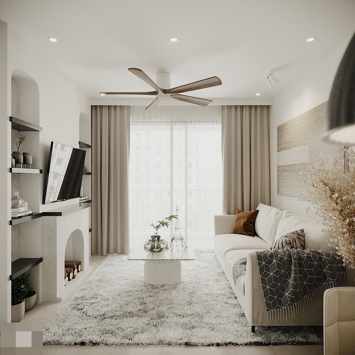 Căn hộ chỉ dùng 2 màu đen và trắng ở Hà Nội vẫn sang, xịn đến bất ngờ - Ảnh 1. Căn hộ chỉ dùng 2 màu đen và trắng ở Hà Nội vẫn sang, xịn đến bất ngờ - Ảnh 1.