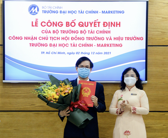 Trường ĐH Tài chính-Marketing có chủ tịch hội đồng trường và hiệu trưởng mới - Ảnh 1.