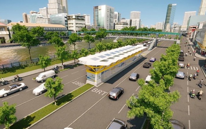 TP HCM: Đề xuất thay đổi tuyến BRT thành tuyến xe buýt xanh - Ảnh 1.