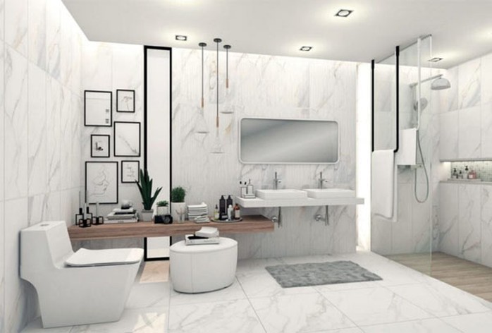 Những tiêu chí khi lựa chọn gạch lát sàn nhà tắm - Ảnh 1. Những tiêu chí khi lựa chọn gạch lát sàn nhà tắm - Ảnh 1.