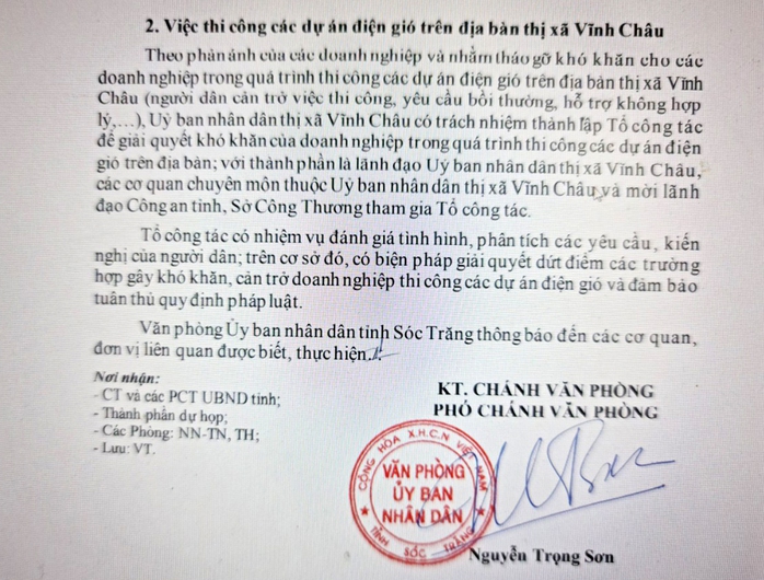 “Đầu gấu” xuất hiện tại các dự án điện gió ở Sóc Trăng - Ảnh 2.