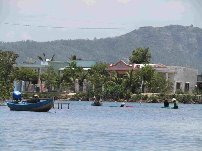 Bình Định: Lấn chiếm trái phép đầm Thị Nại, 3 người bị phạt hơn 1 tỉ đồng - Ảnh 1.