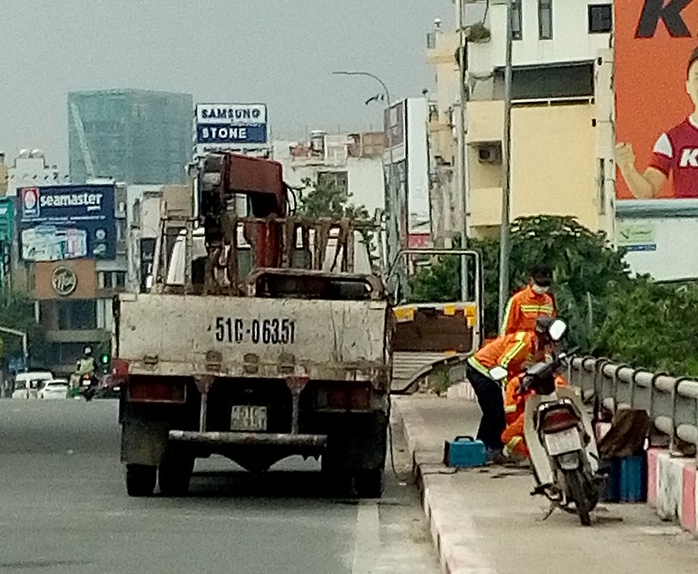 Cầu Văn Thánh 2 đã được khắc phục  - Ảnh 1.