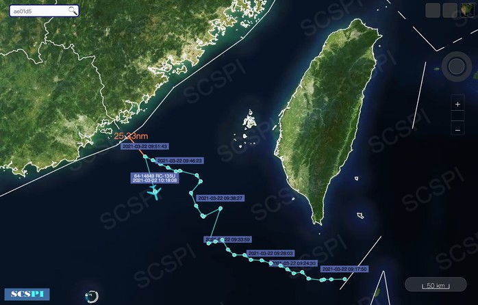 Máy bay do thám Mỹ áp sát, chỉ cách Trung Quốc 25 hải lý - Ảnh 1.