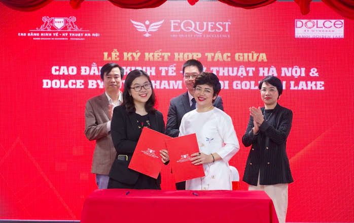 Trường CĐ Kinh tế Kỹ thuật Hà Nội hợp tác với 6 doanh nghiệp tìm đầu ra cho sinh viên - Ảnh 1.