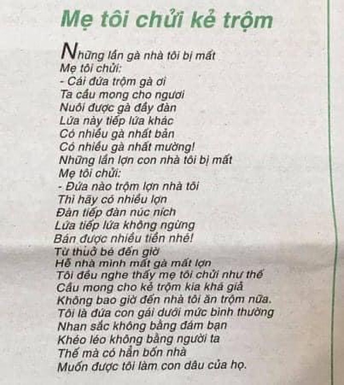 Nhà thơ Trần Đăng Khoa nói về nghi vấn đạo ý tưởng của Mẹ tôi chửi kẻ trộm - Ảnh 2.