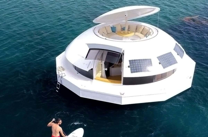 Nhà nổi thân thiện môi trường đầu tiên trên thế giới lấy cảm hứng từ James Bond - Ảnh 2. Nhà nổi thân thiện môi trường đầu tiên trên thế giới lấy cảm hứng từ James Bond - Ảnh 2.