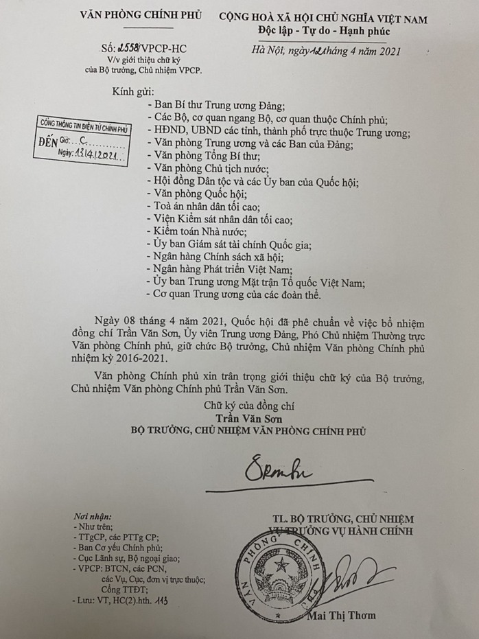 Giới thiệu chữ ký của Thủ tướng Phạm Minh Chính, 2 tân Phó Thủ tướng - Ảnh 5.