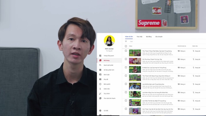 Kênh YouTube Thơ Nguyễn mở lại, vắng bóng nhân vật chính - Ảnh 1.