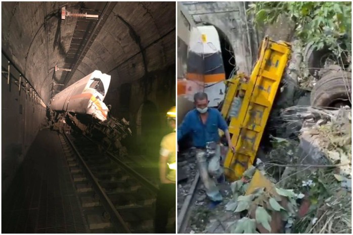 Đài Loan: Tàu trật đường ray trong đường hầm, hàng chục người thương vong - Ảnh 4.