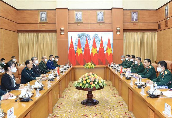 Bộ trưởng Phan Văn Giang đón Bộ trưởng Quốc phòng Trung Quốc thăm Việt Nam - Ảnh 8.